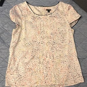 Ann Taylor Dotten Knot Sleeve top.